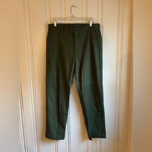 Brooks Brothers Men’s Suede Cargo Green Pants 34x30